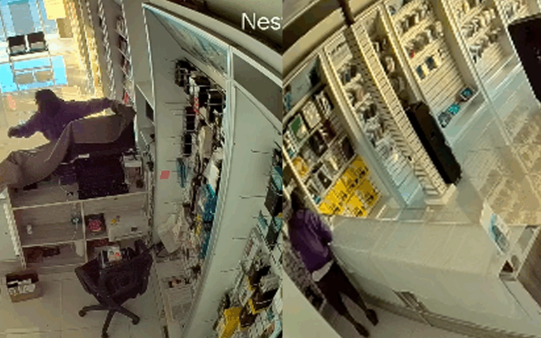 Policía de Odessa busca sospechoso que robó tres negocios de reparación de celulares